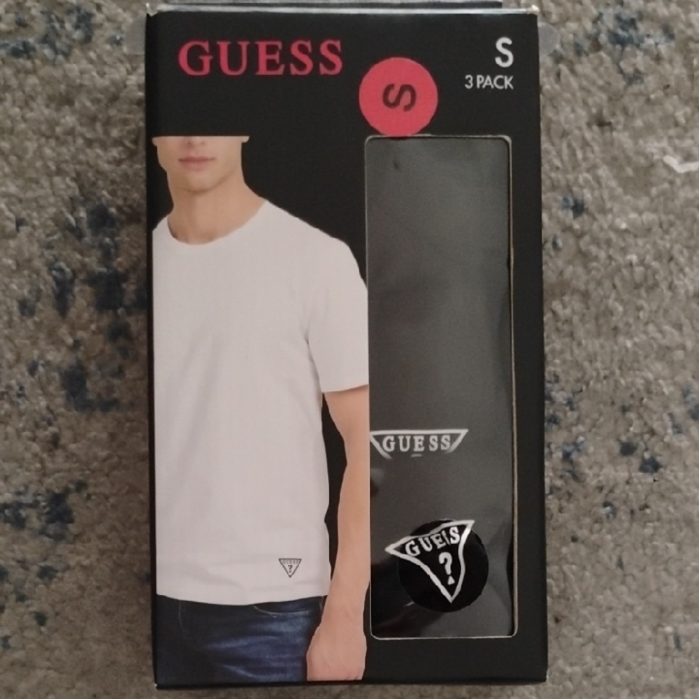 GUESS White T-Shirt 3 Pack